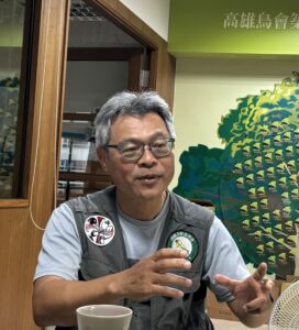 高雄市野鳥學會總幹事林昆海