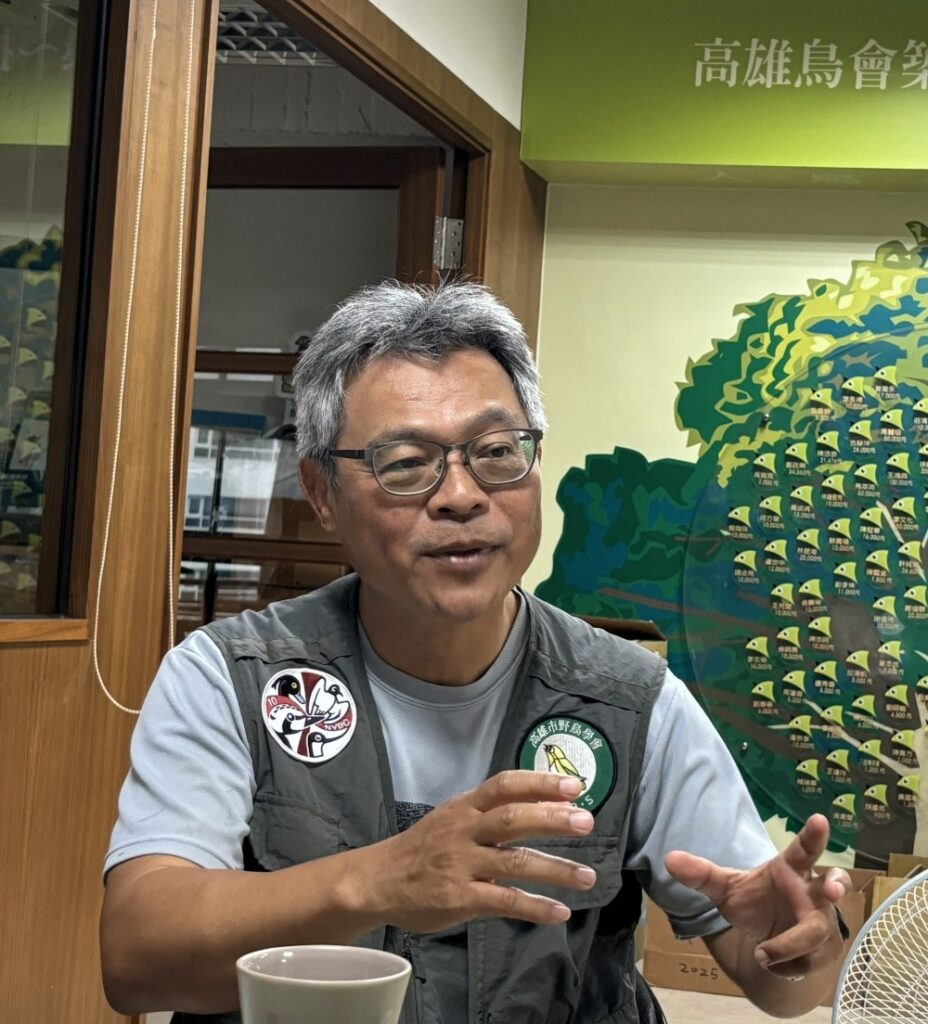 高雄市野鳥學會總幹事林昆海