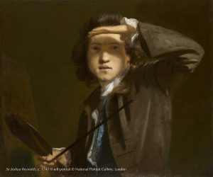 〈喬書亞．雷諾茲爵士〉，自畫像於1747-9創作。圖片版權：英國國家肖像藝廊。
