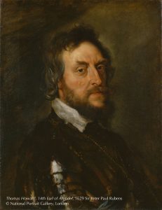 〈湯馬斯．霍華德，第十四代阿倫戴爾伯爵〉，彼得．保羅．魯本斯爵士於1629創作。圖片版權：英國國家肖像藝廊。